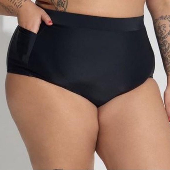 New! Torrid sz 3 Ultra High-Rise Swim Bathing Suit Bottom with Pockets 3X - Picture 1 of 3
